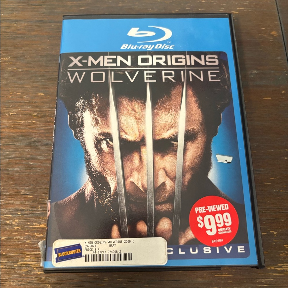 X-Men Origins: Wolverine Blu-ray – Blockbuster Case! 💥